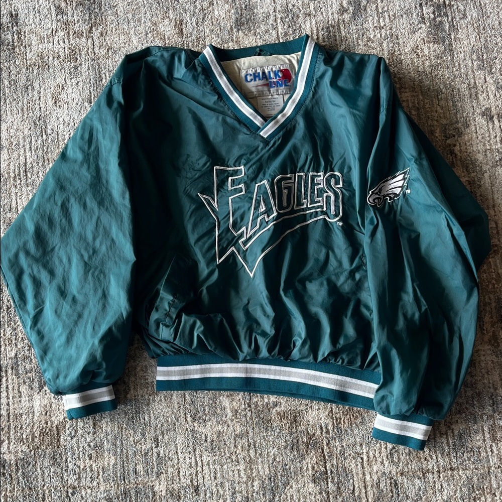 Vintage Philadelphia Eagles Chalk Line Pullover